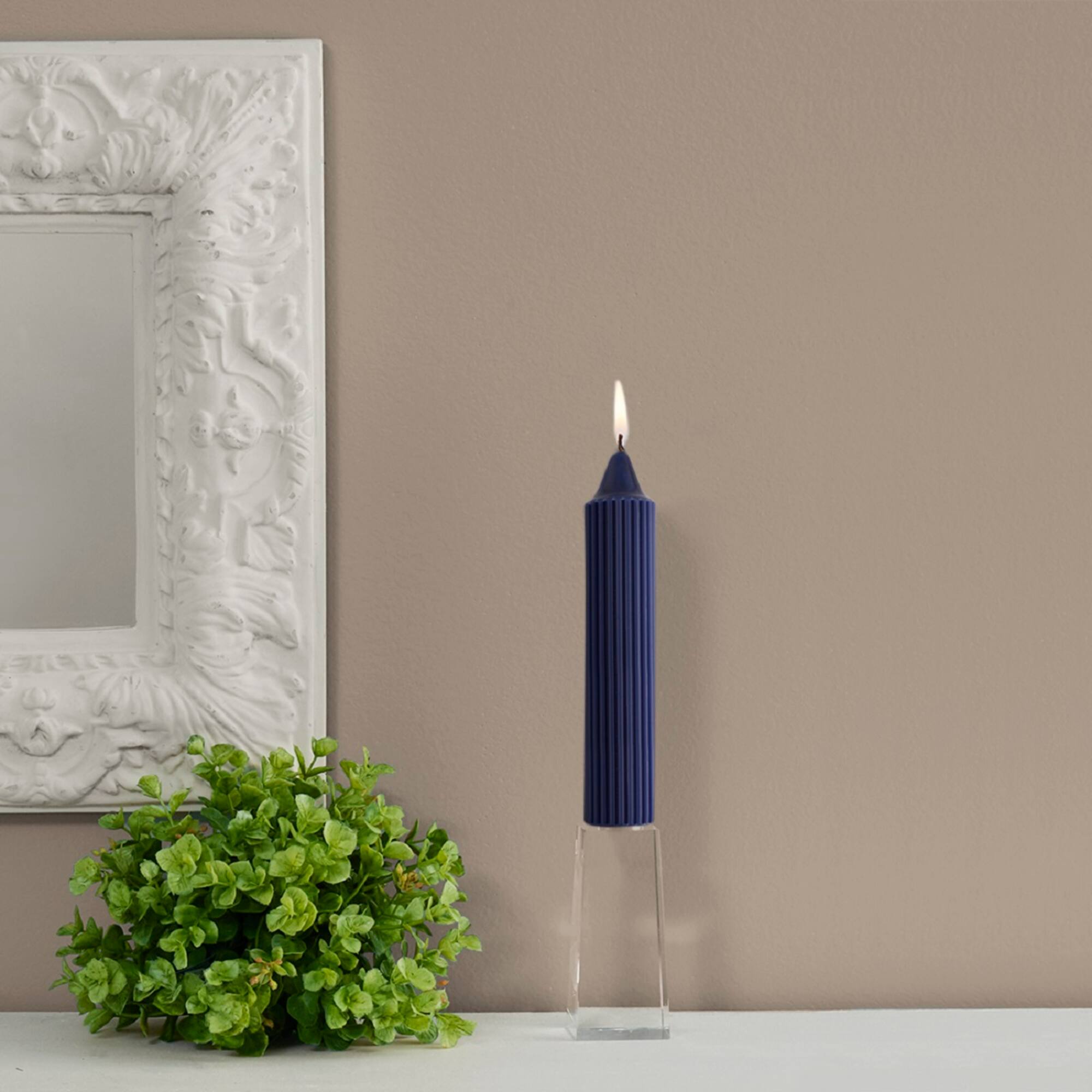 Root Candles 7" Unscented Grecian Collenette Taper Candles